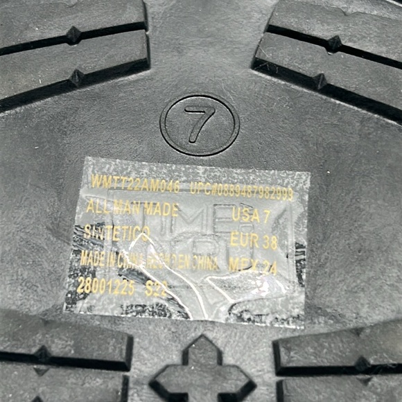 2191- Time And True Women's Black Slide Sandals Size 7 - Picture 9 of 9